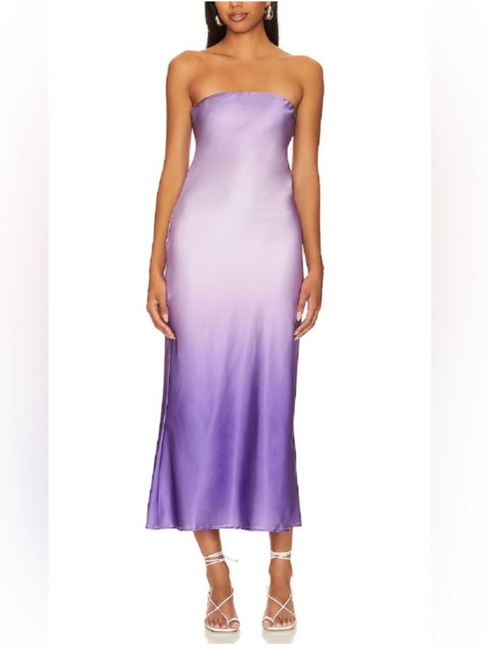 SNDYS Angel Strapless Ombré Dress